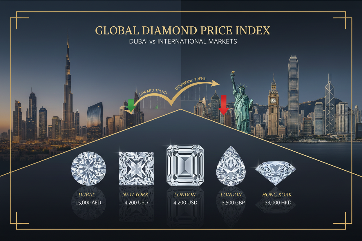 Dubai Diamond Prices vs International Markets