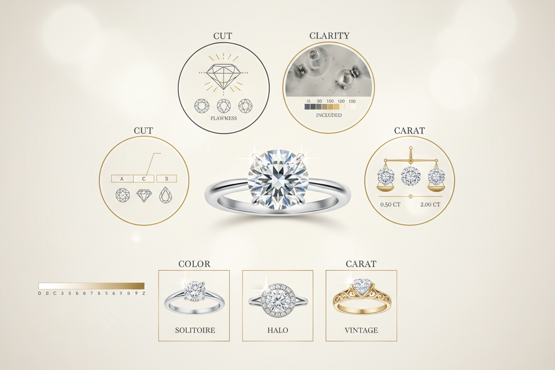 Engagement Ring Guide: Price, Styles & 4Cs Explained – Diamond Cartel