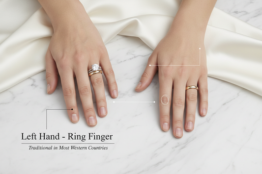 What Hand Does a Wedding Ring and Engagement Ring Go On?
