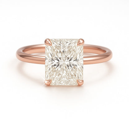 1.5 Carat Lab-Grown Radiant Diamond Solitaire Engagement Ring