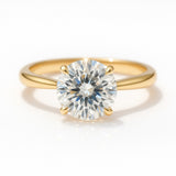 1.5 Carat Lab-Grown Solitaire Engagement Ring – Round Brilliant Diamond