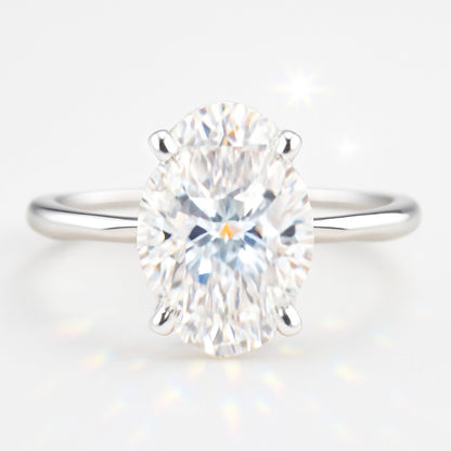 1.5 Carat Oval Lab-Grown Diamond Engagement Ring