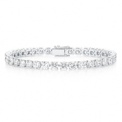 10ct Lab-Grown Diamond Tennis Bracelet — White Gold