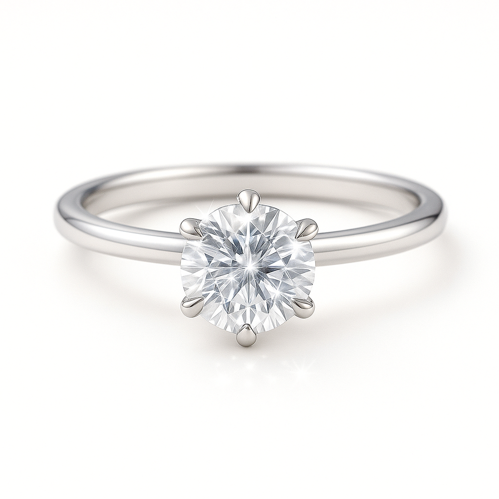 2.00 Carat Lab-Grown Solitaire Engagement Ring – Round Brilliant Diamond