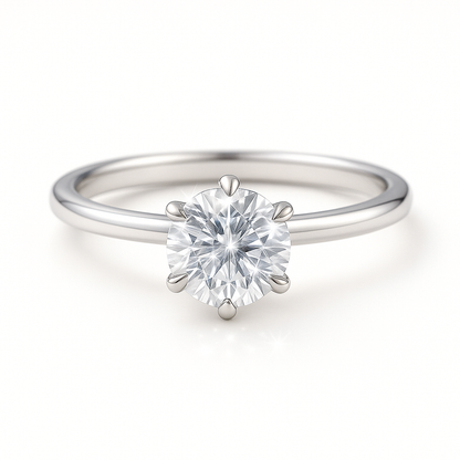 2.00 Carat Lab-Grown Solitaire Engagement Ring – Round Brilliant Diamond
