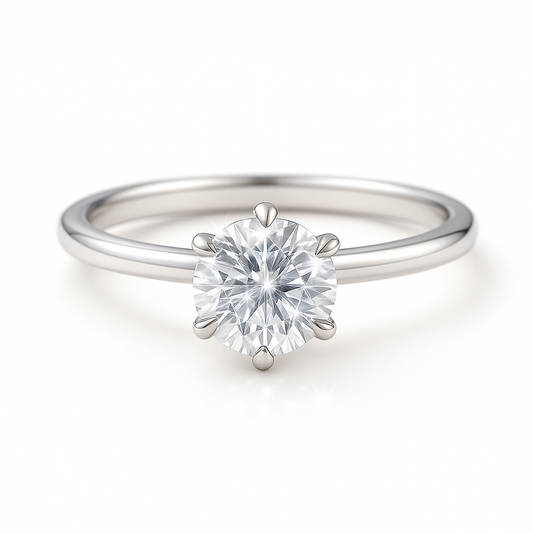2.00 Carat Lab-Grown Solitaire Engagement Ring – Round Brilliant Diamond