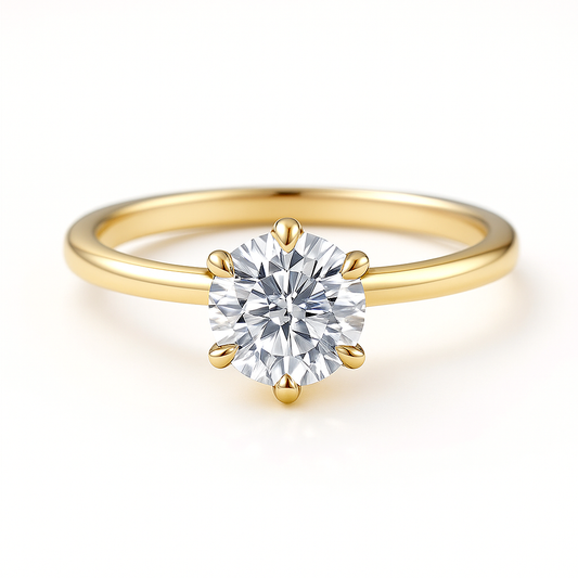 2.00 Carat Lab-Grown Solitaire Engagement Ring – Round Brilliant Diamond