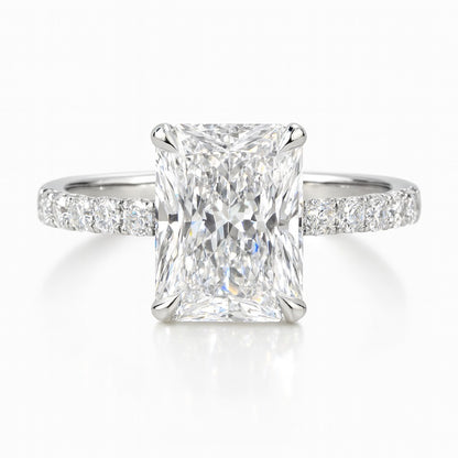 2.5 Carat Lab-Grown Radiant Diamond Engagement Ring