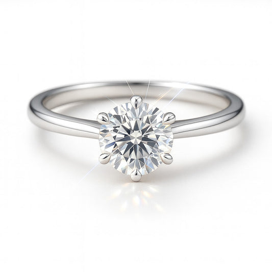 2.5 Carat Lab-Grown Solitaire Engagement Ring – Round Brilliant Diamond