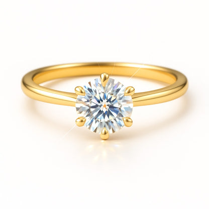 2.5 Carat Lab-Grown Solitaire Engagement Ring – Round Brilliant Diamond