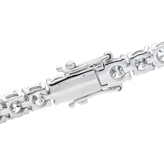 2ct Lab-Grown Diamond Tennis Bracelet in 18K White Gold