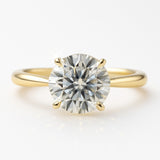3 Carat Lab-Grown Round Solitaire Engagement Ring