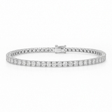3ct Lab-Grown Diamond Tennis Bracelet in White Gold