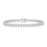 5 Carat Lab-Grown Diamond Tennis Bracelet – White Gold