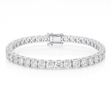9ct Lab-Grown Diamond Tennis Bracelet — White Gold