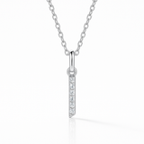 0.07ct - Arabic Letter Pendant - 18k White Gold – ا
