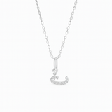 0.06ct - Arabic Letter Pendant 18k White Gold – ث
