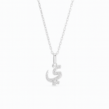 0.06ct - Arabic Letter Pendant in White Gold – ي