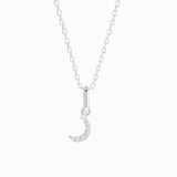 0.04ct - Arabic Letter Pendant in White Gold – ز