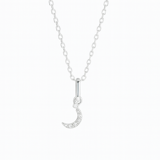 0.04ct - Arabic Letter Pendant in White Gold – ز
