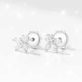 0.65ct Pixie Wing Diamond Earrings - 18k White Gold