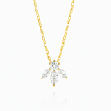 0.62ct - Pixie Wing Diamond Pendant – 18k Yellow Gold