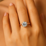 2.5 Carat Lab-Grown Solitaire Engagement Ring – Round Brilliant Diamond