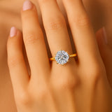 2.5 Carat Lab-Grown Solitaire Engagement Ring – Round Brilliant Diamond