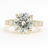 3 Carat Lab-Grown Round Diamond Engagement Ring